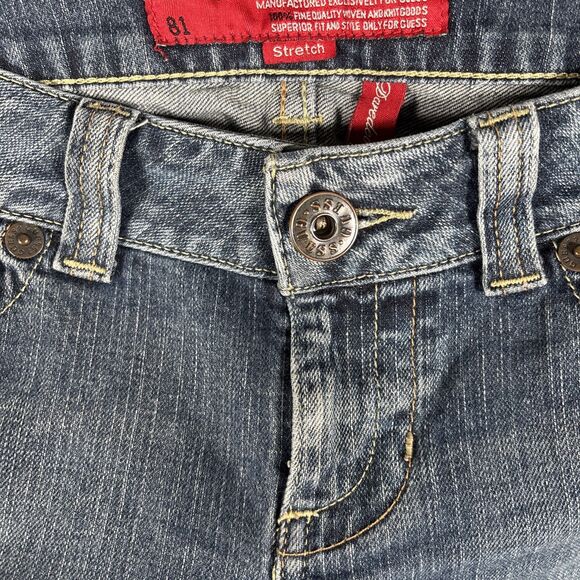Guess‎ Jeans Women’s Size 29 Fits 32x31 Daredevil Boot Low Rise Stretch - Picture 7 of 15